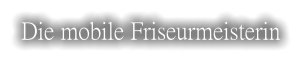 Die mobile Friseurmeisterin